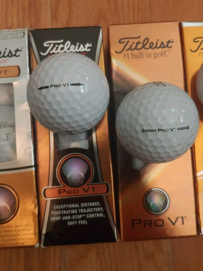 NEW! 7 Sleeves of 3 Balls (21) Titleist Pro V1 Golf Balls