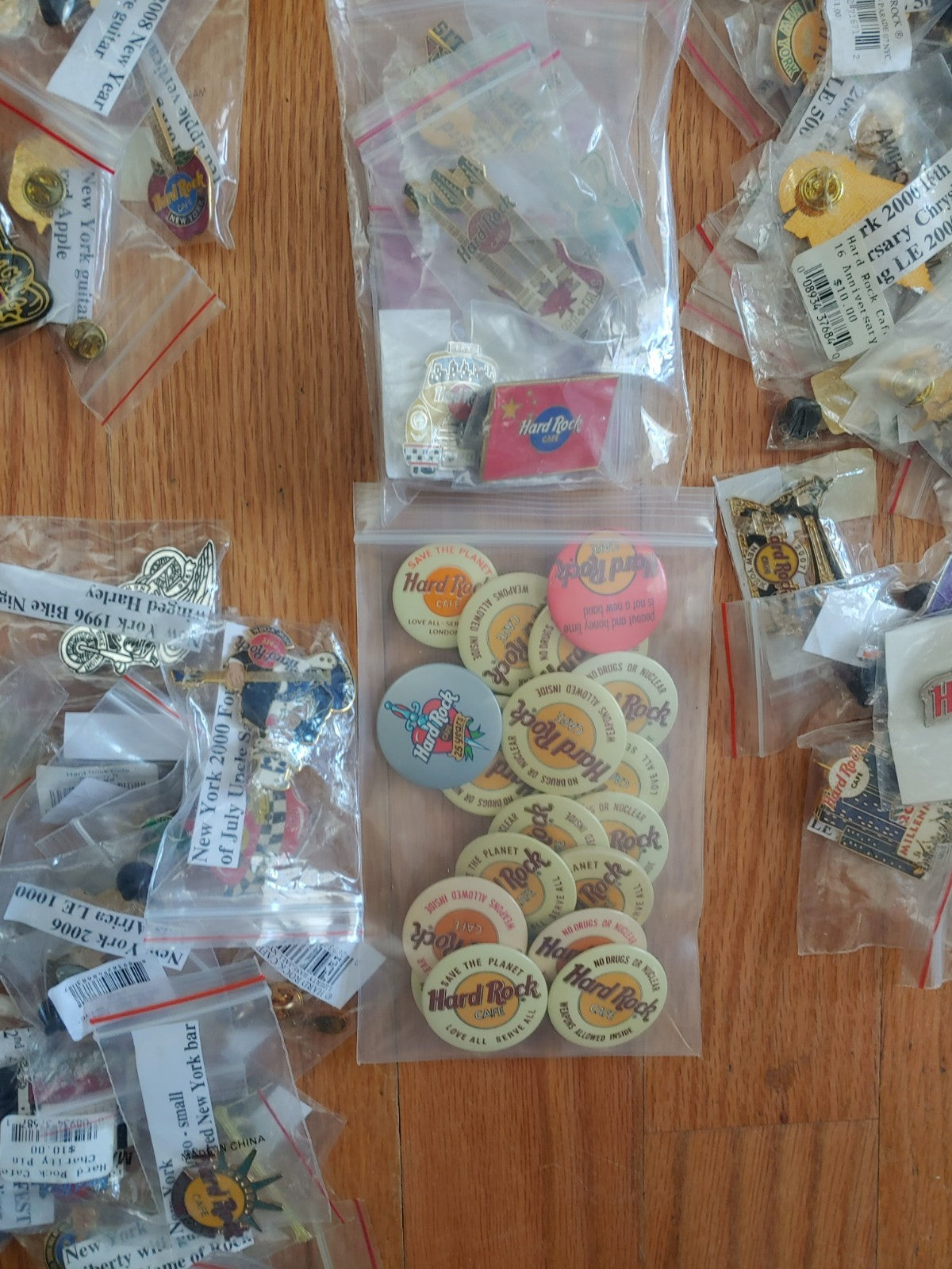 REDUCED! Hard Rock Cafe Pin Lot about 225-see desc