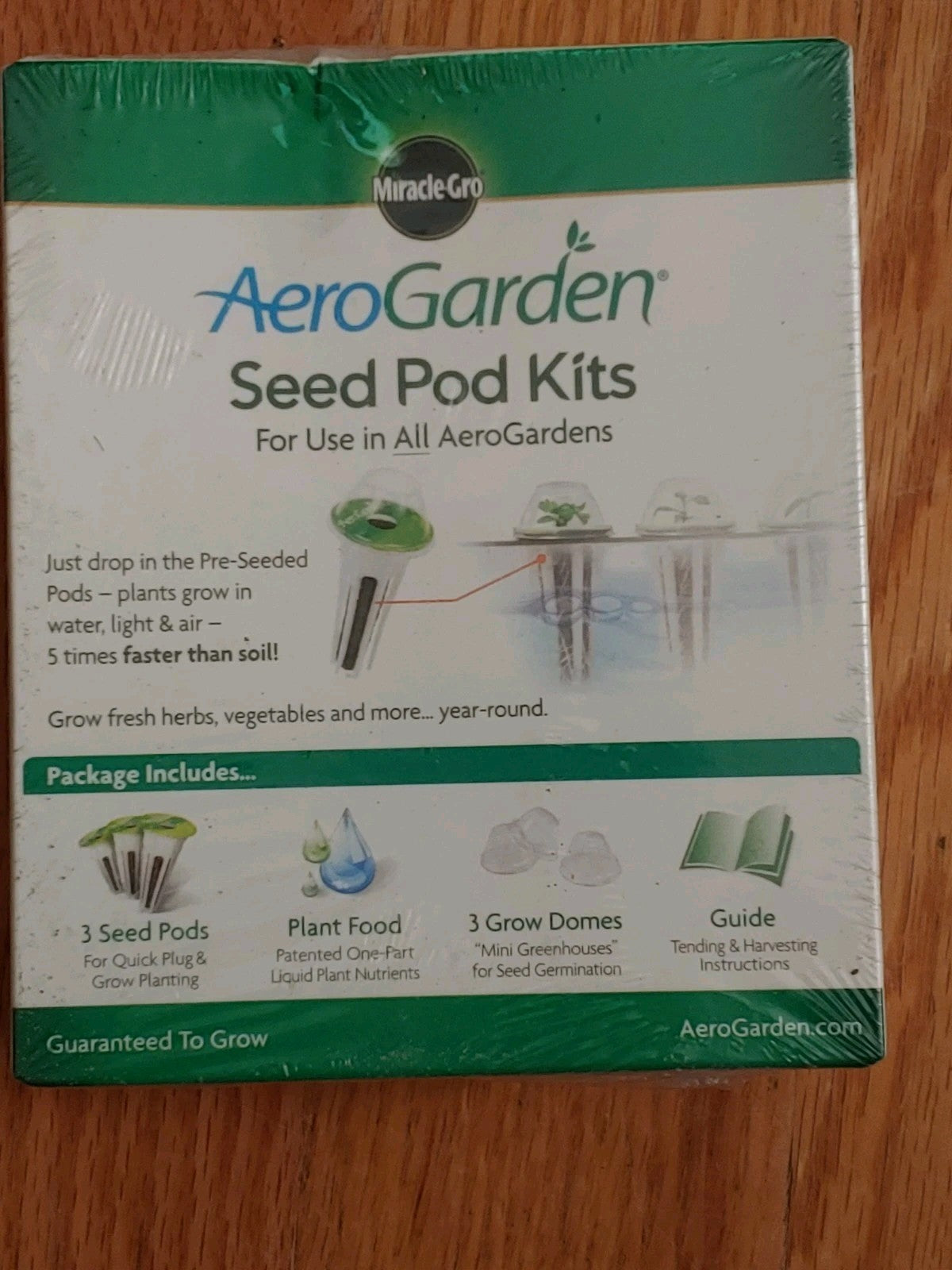 NEW! AeroGarden Seed Pod Kit Salad Greens Sealed