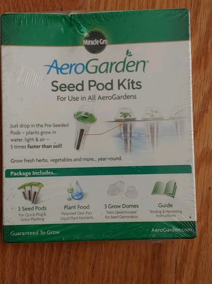 NEW! AeroGarden Seed Pod Kit Salad Greens Sealed