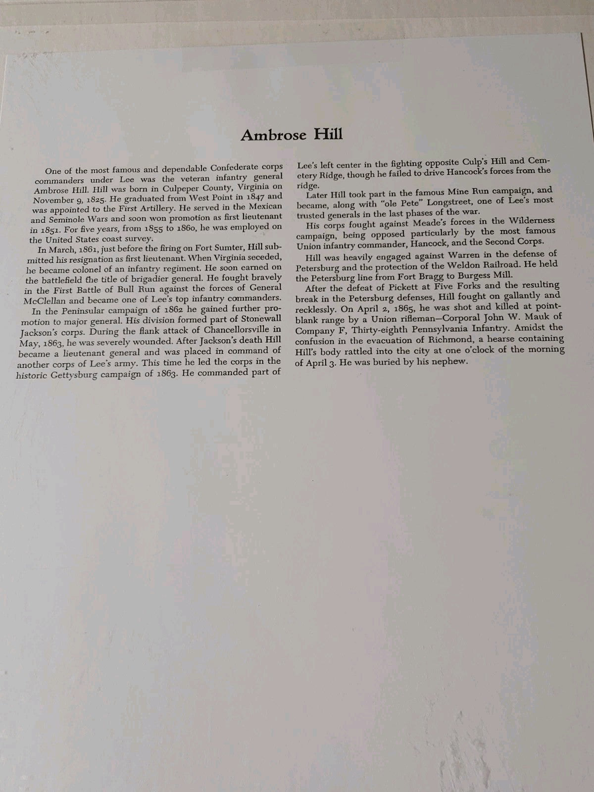 Civil War Photo Currency Reproduction 14x11 Matted Sealed