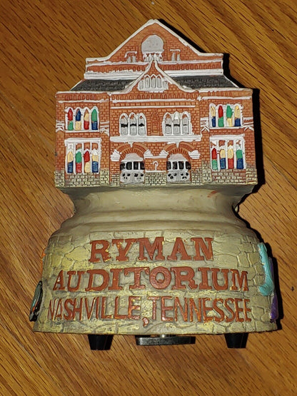 Ryman Auditorium - Grand Ole Opry-Nashville TN,Tennessee Waltz Music Box Vintage