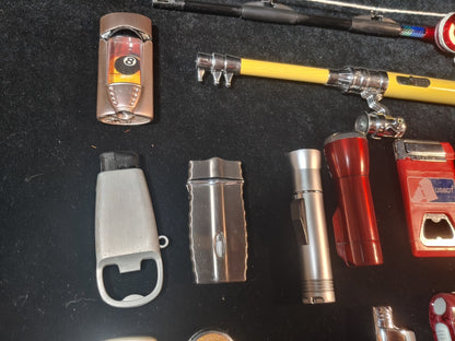 Novelty Used Butane Lighter Lot Untested Great Condition
