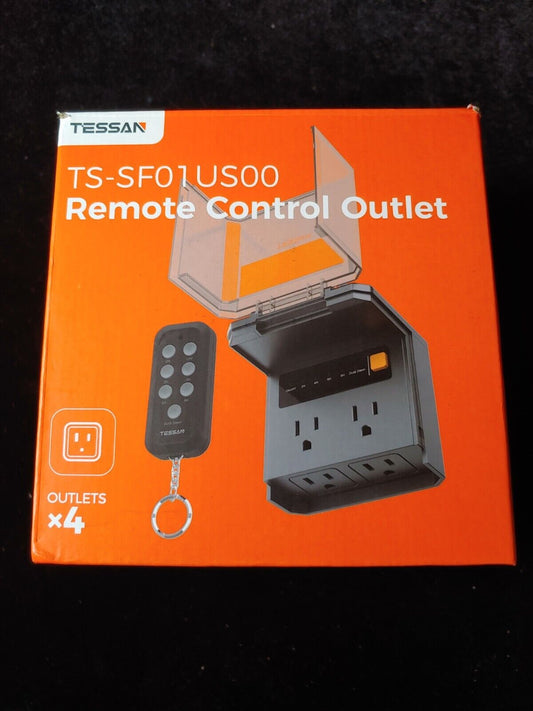 Tessan Remote Control Outlet Wireless Switch Plug for Light Lamp Fan 100FT