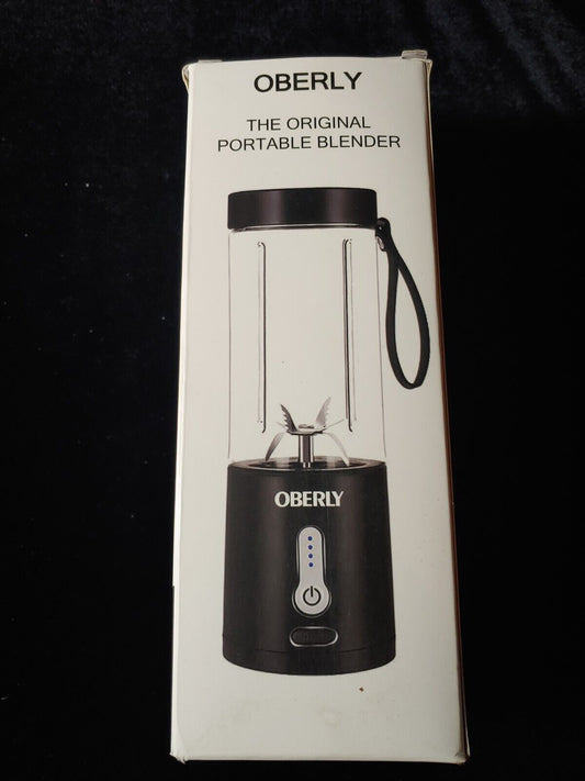 180z Portable Cordless Personal Blender by Oberly.  Black.  4000mAh battery