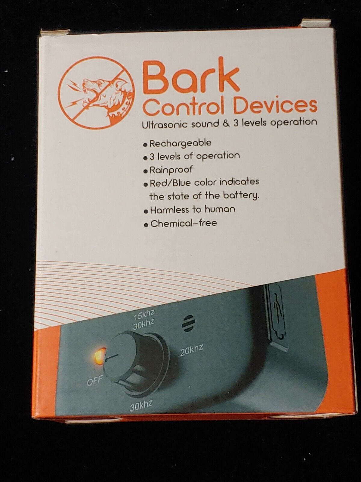 Anti Barking Device, Auto Dog Barking Control Devices with 3 Modes