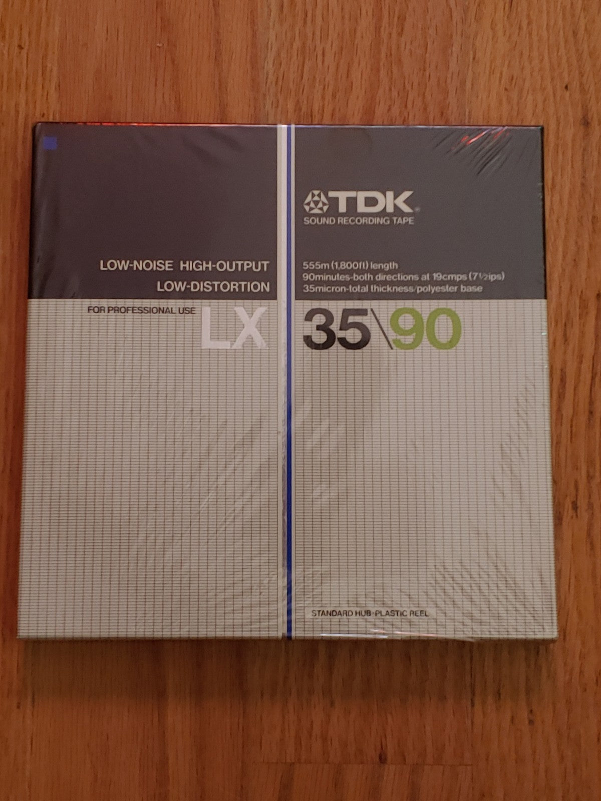NEW! TDK LX 35-90 Tape 1/4" Reel to Reel Tape 7" Sealed