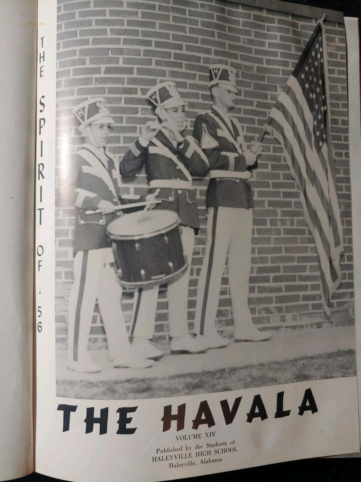 Vintage 1956 Havala Haleyville High School Haleyville Alabama Yearbook Annual