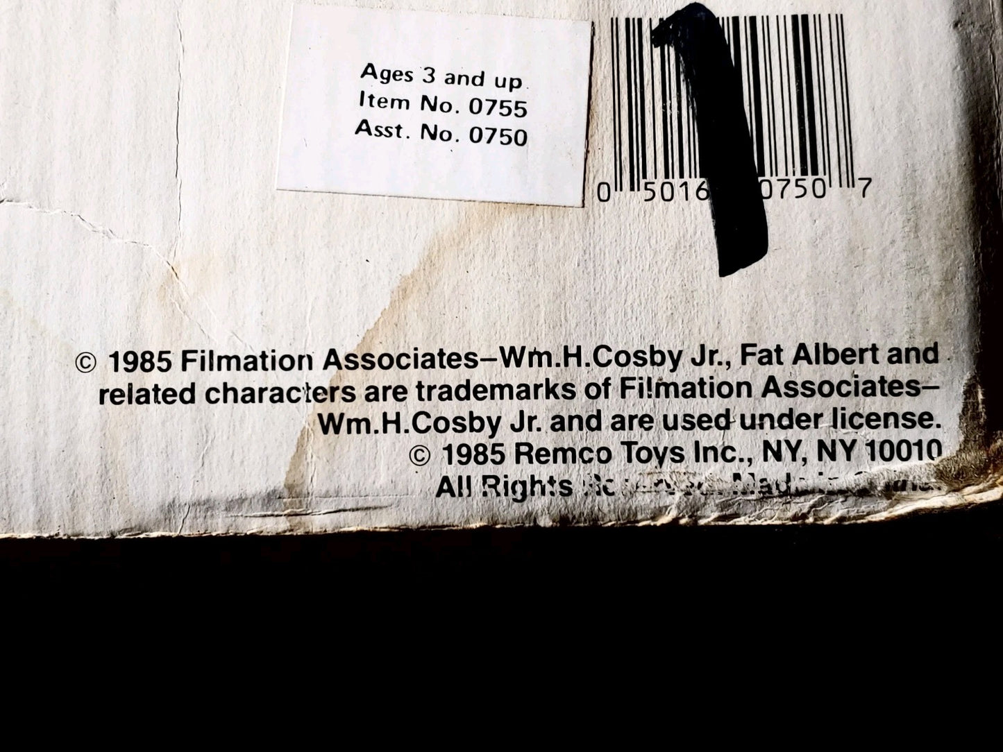 Vintage Remco 1985 Fat Albert Cosby Kids Hank 12 Inch Doll NIB