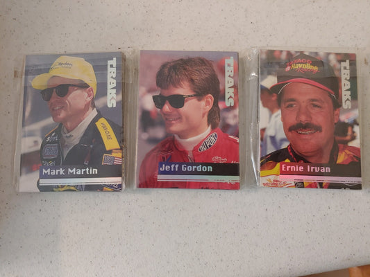 New! 1995 TRAKS NASCAR 3 Pack Nascar Auto Racing 25/Pk