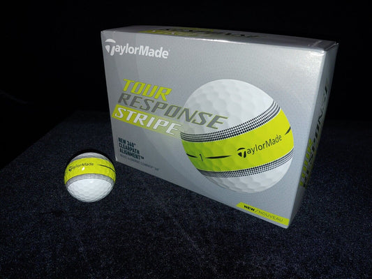 NEW! TaylorMade Tour Response Stripe Golf 12 Balls Dozen