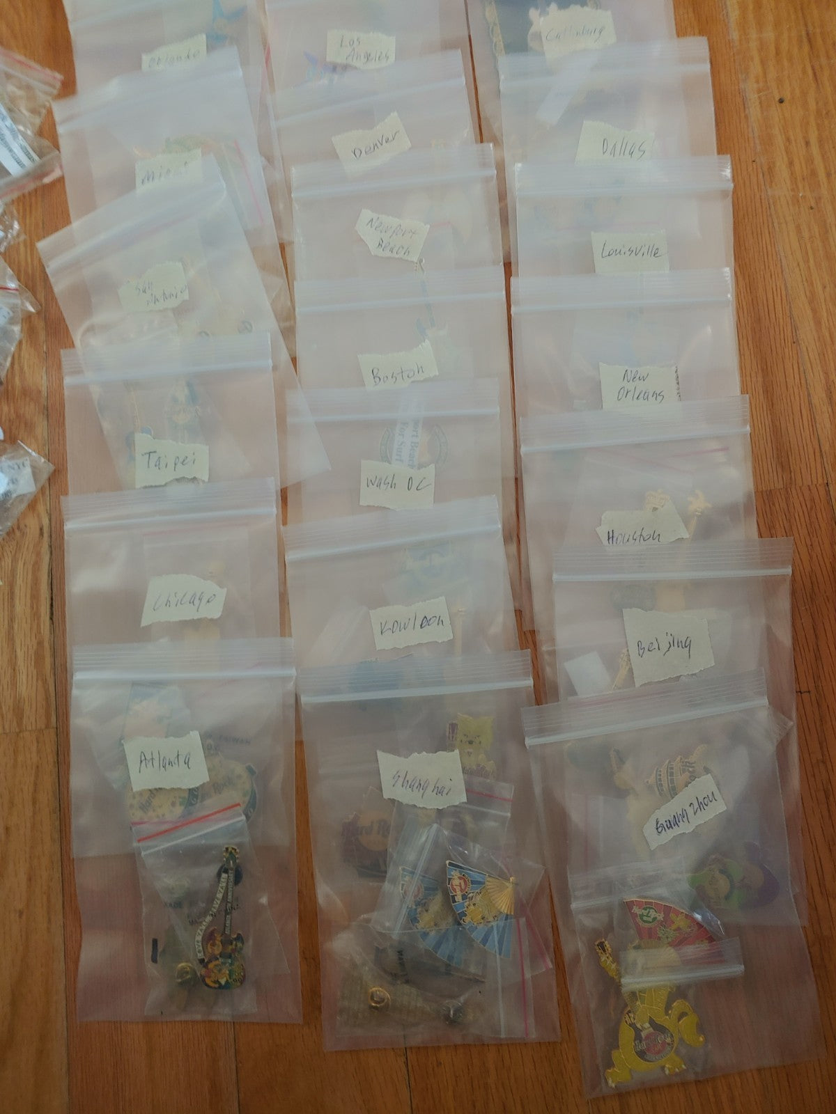 REDUCED! Hard Rock Cafe Pin Lot about 225-see desc