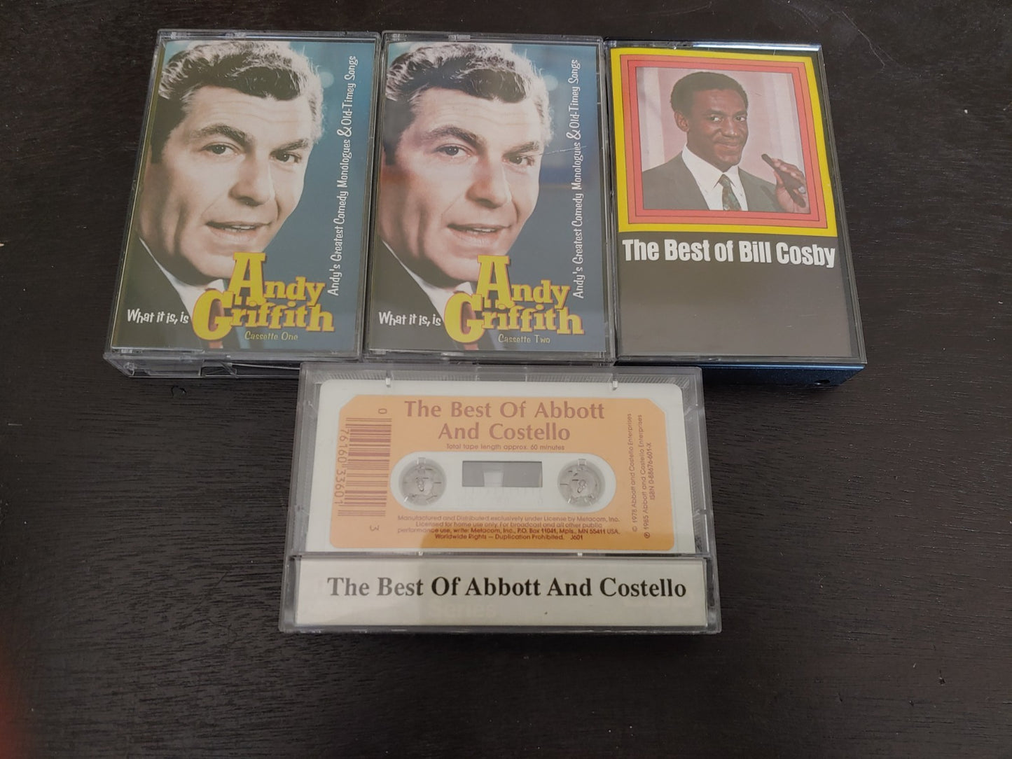 Vintage Rare Comedy Abbott & Costello Andy Griffith Bill Cosby Cassette Tape