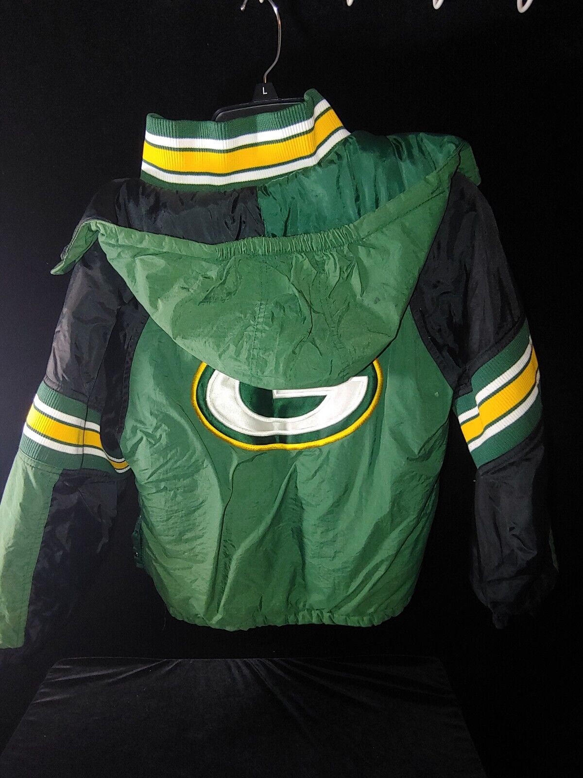 NFL Green Bay Packers Starter Pro-Line Jacket Pullover Youth S Half Zip