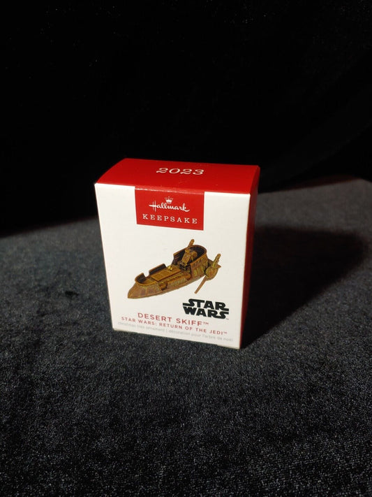 Hallmark Keepsake 2023 MINIATURE Star Wars Return Of The Jedi Desert Skiff