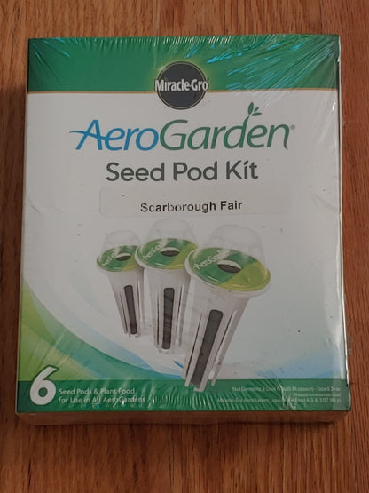 NEW! AeroGarden Seed Pod Kit Scarborough Fair Sealed