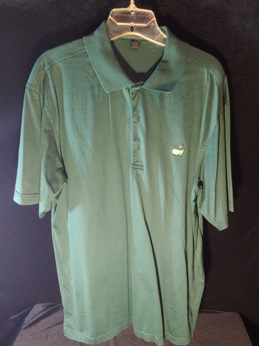 Vintage Augusta Amen Corner Dark Green L Short Sleeve Polo Peter Millar