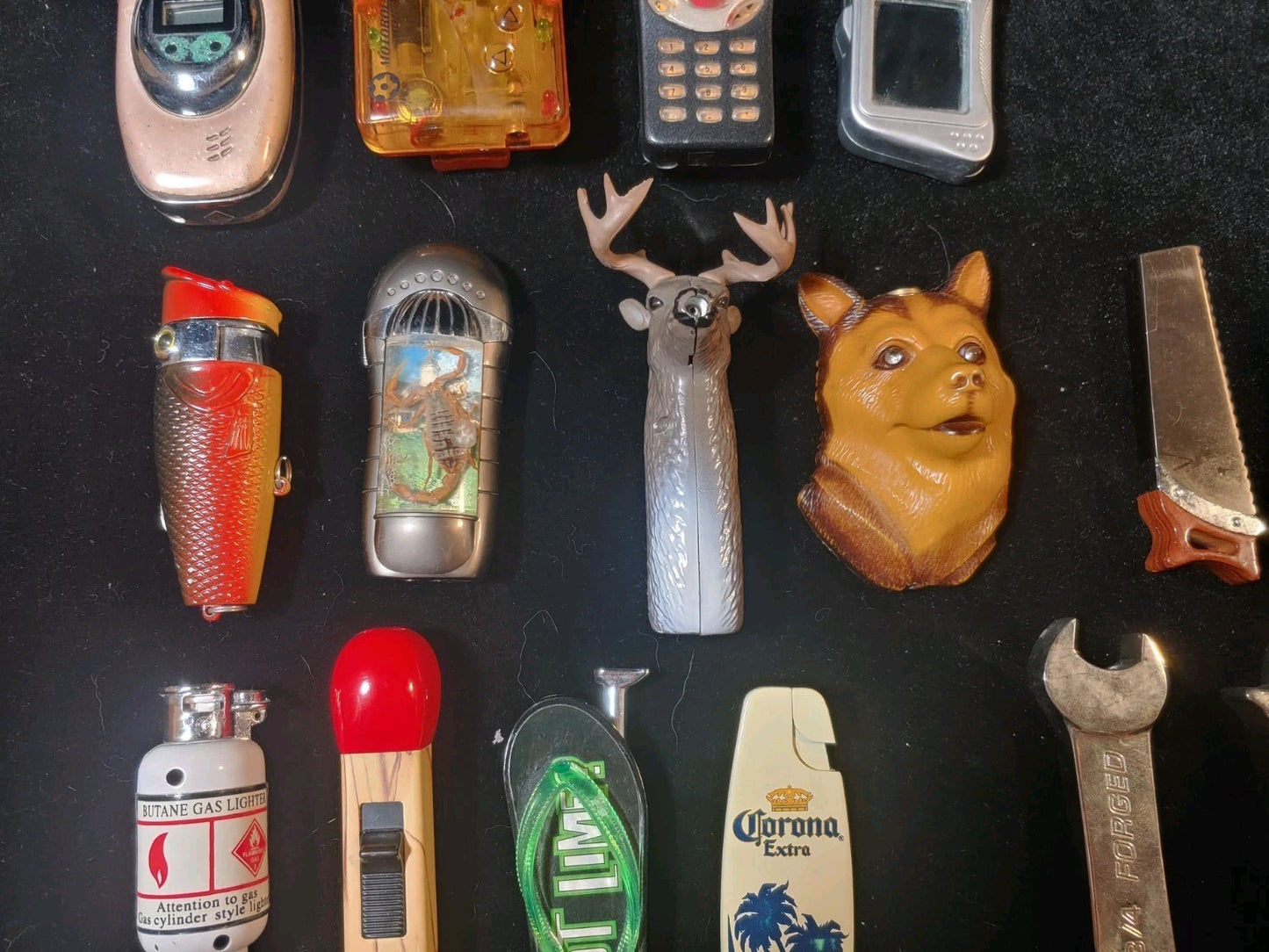 Novelty Used Butane Lighter Lot Untested Great Condition