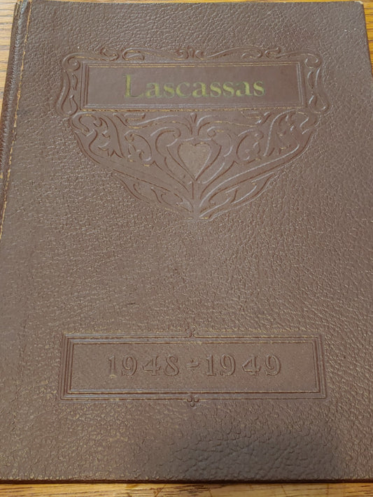 Vintage 1948 Lascassas High School Annual Yearbook Clean