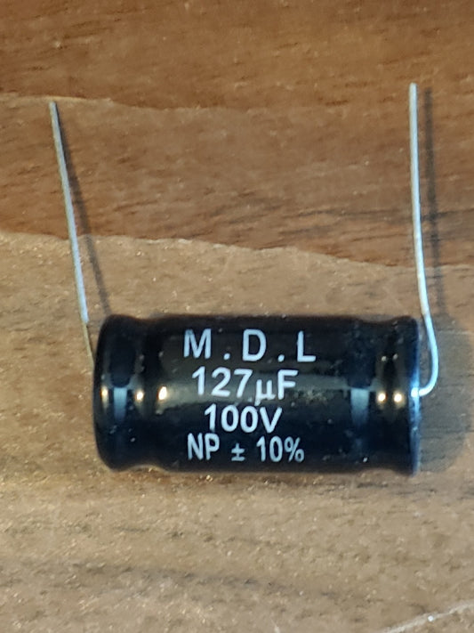 NEW! MDL 90Pk Film Capacitor 127uf 100v Audio Grade