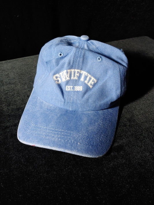 Novalty Baseball Cap 1989 Blue Embroidery Hat Retro Cotton