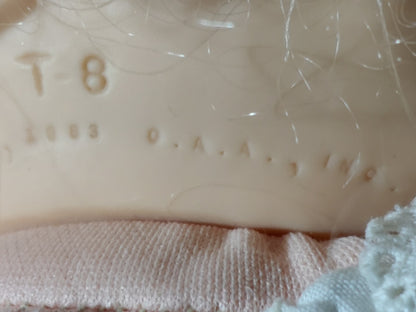 1987 RARE Xavier Roberts Talking Cabbage Patch Kids Blonde Wavy Hair Brown Eyes