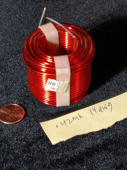 New! Wire Copper Coils .013-.82mh 14-22AWG Speaker Crossover Inductor