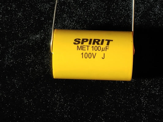 NEW! Spirit Film Capacitor MET 100uf 100v Audio Grade