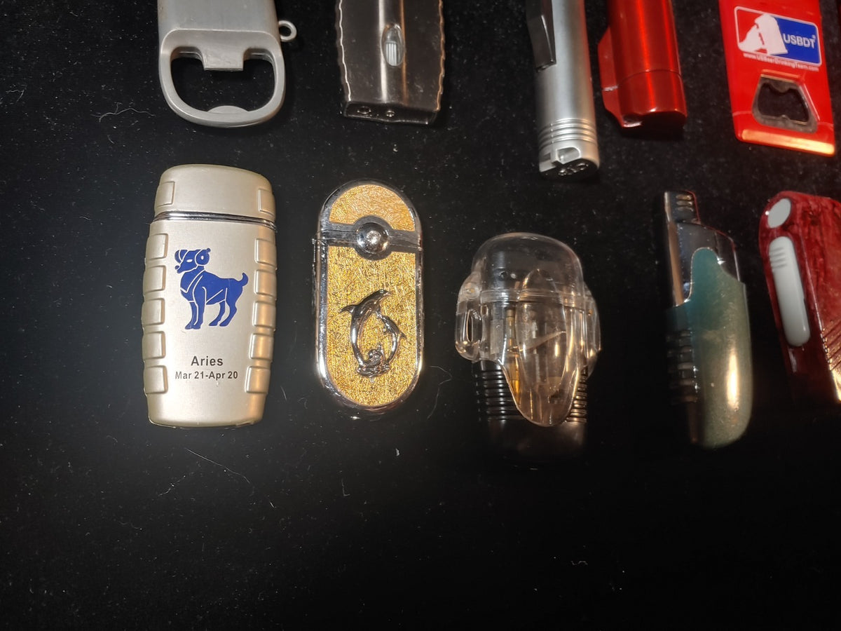 Novelty Used Butane Lighter Lot Untested Great Condition