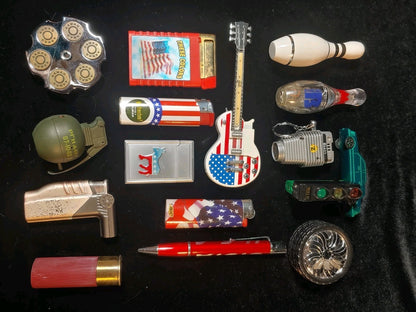 Novelty Used Butane Lighter Lot Untested Great Condition