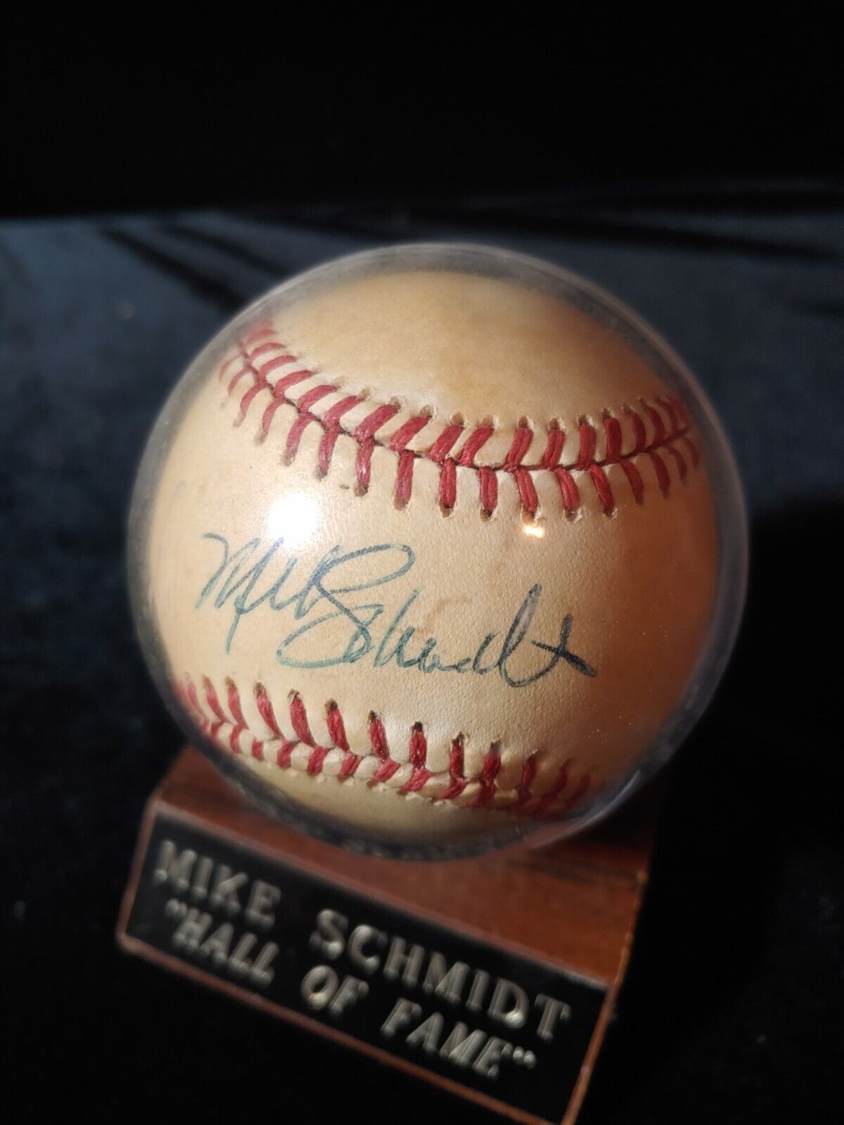 Mike Schmidt Autographed MLB NL Rawlings Baseball HOF Sealed
