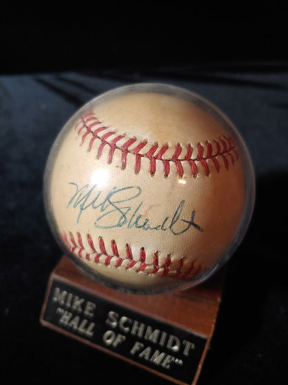 Mike Schmidt Autographed MLB NL Rawlings Baseball HOF Sealed