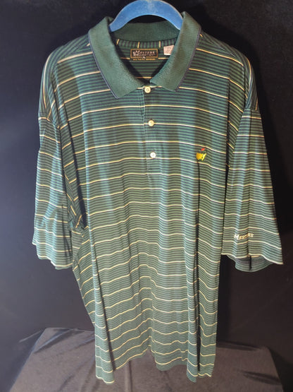 Augusta Masters Collection Green/Yellow XL Short Sleeve Polo