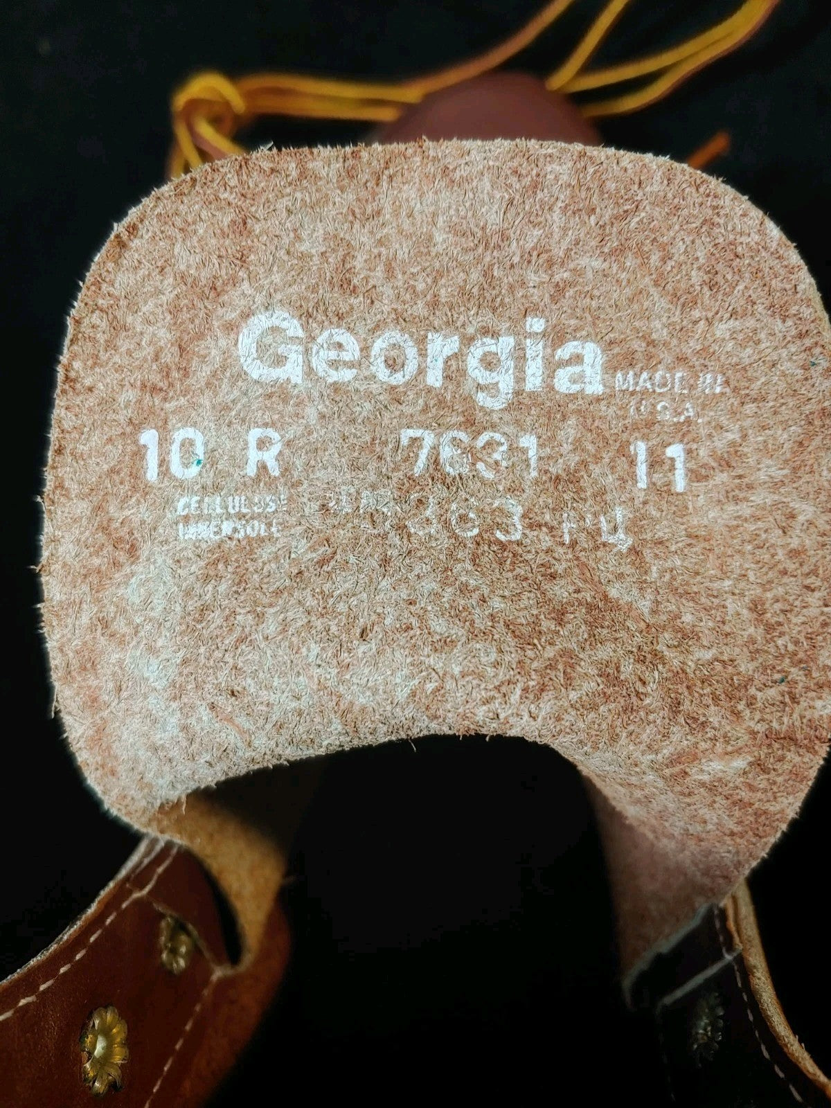 NEW! Georgia Industrial Boot CarboTec Water Resistant Leather Work Boot Size 10R
