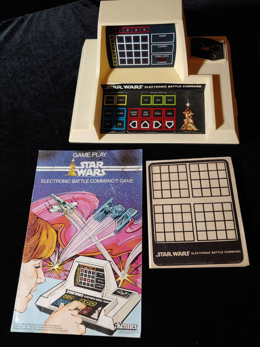 Vintage 1977 Star Wars Electronic Battle Command Game W/Scoring Pad