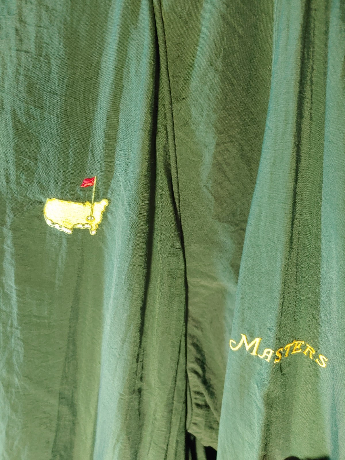 Slazenger Vintage Augusta National Golf Shop Green Windbreaker Pullover XL