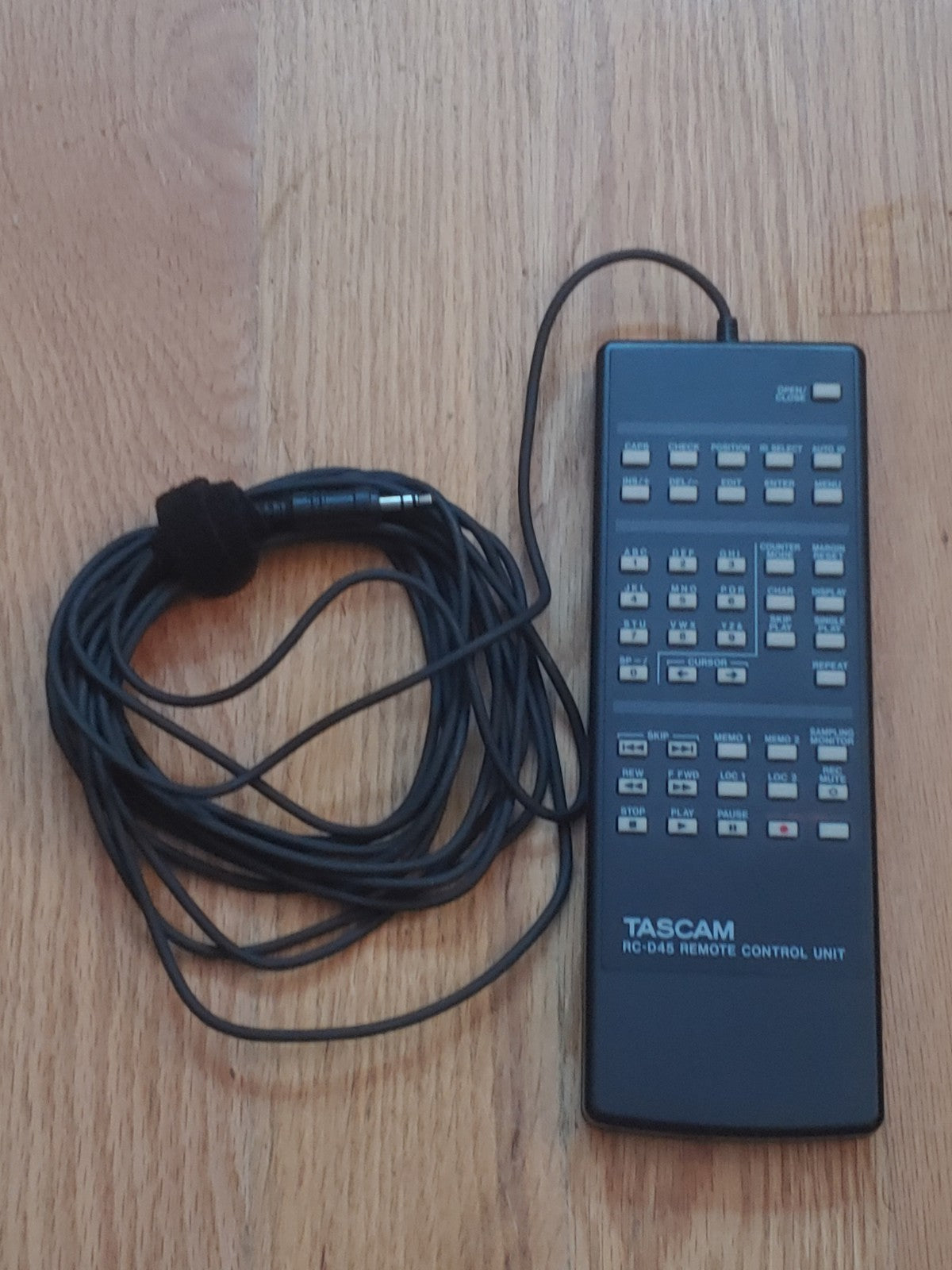 Tascam RC-D45 Wired Remote Control For DA-40, DA-45HR DAT Recorder
