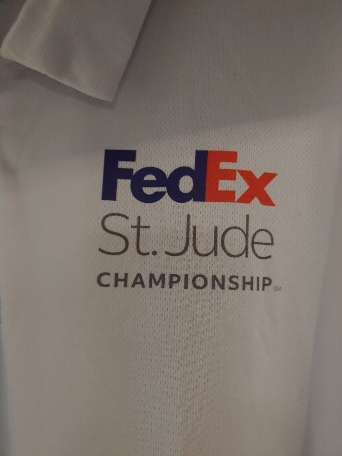 Nike DriFit Short Sleeve Golf Polo FedEx St. Jude Championship Men's 2021 Large*