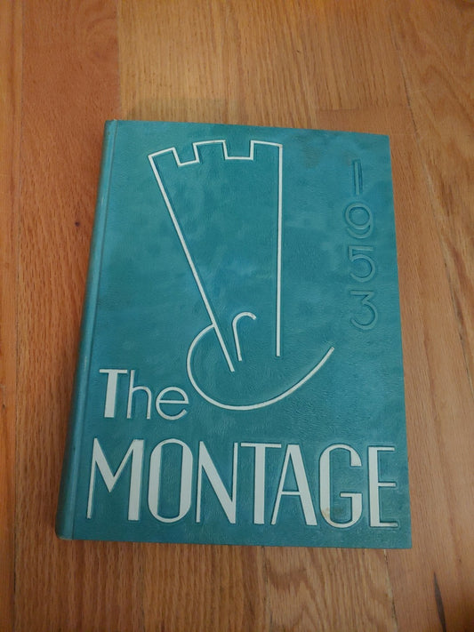 Vintage 1953 Alabama College Montage Yearbook Annual