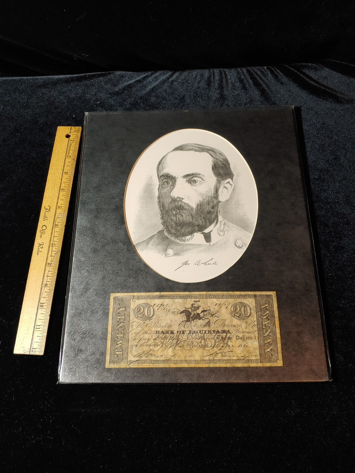 Civil War Photo Currency Reproduction 14x11 Matted Sealed