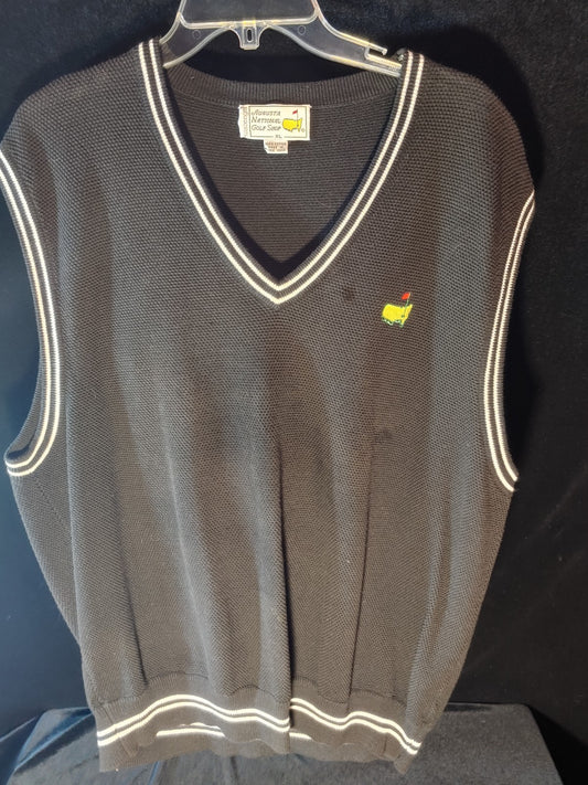 Slazenger Augusta National Golf Shop Black Vest XL