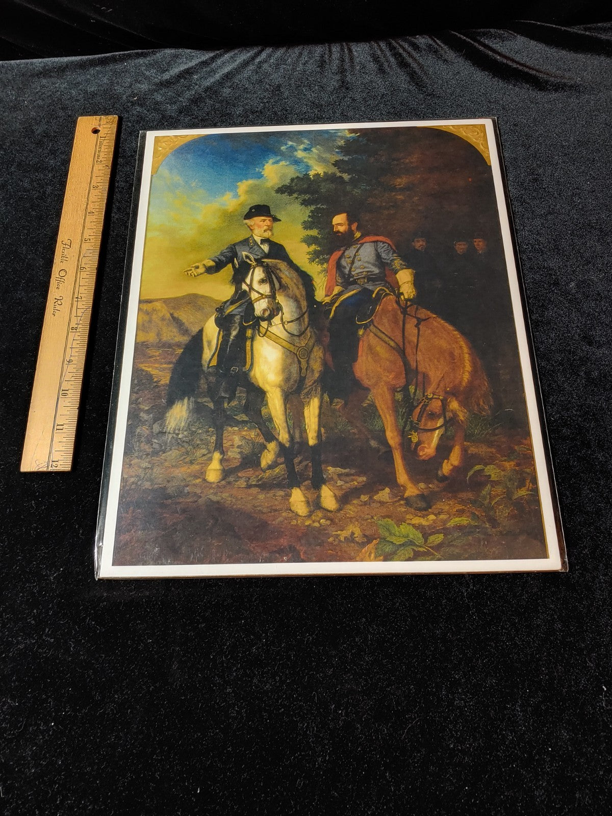 Civil War Color Print 14x12 Matted Sealed