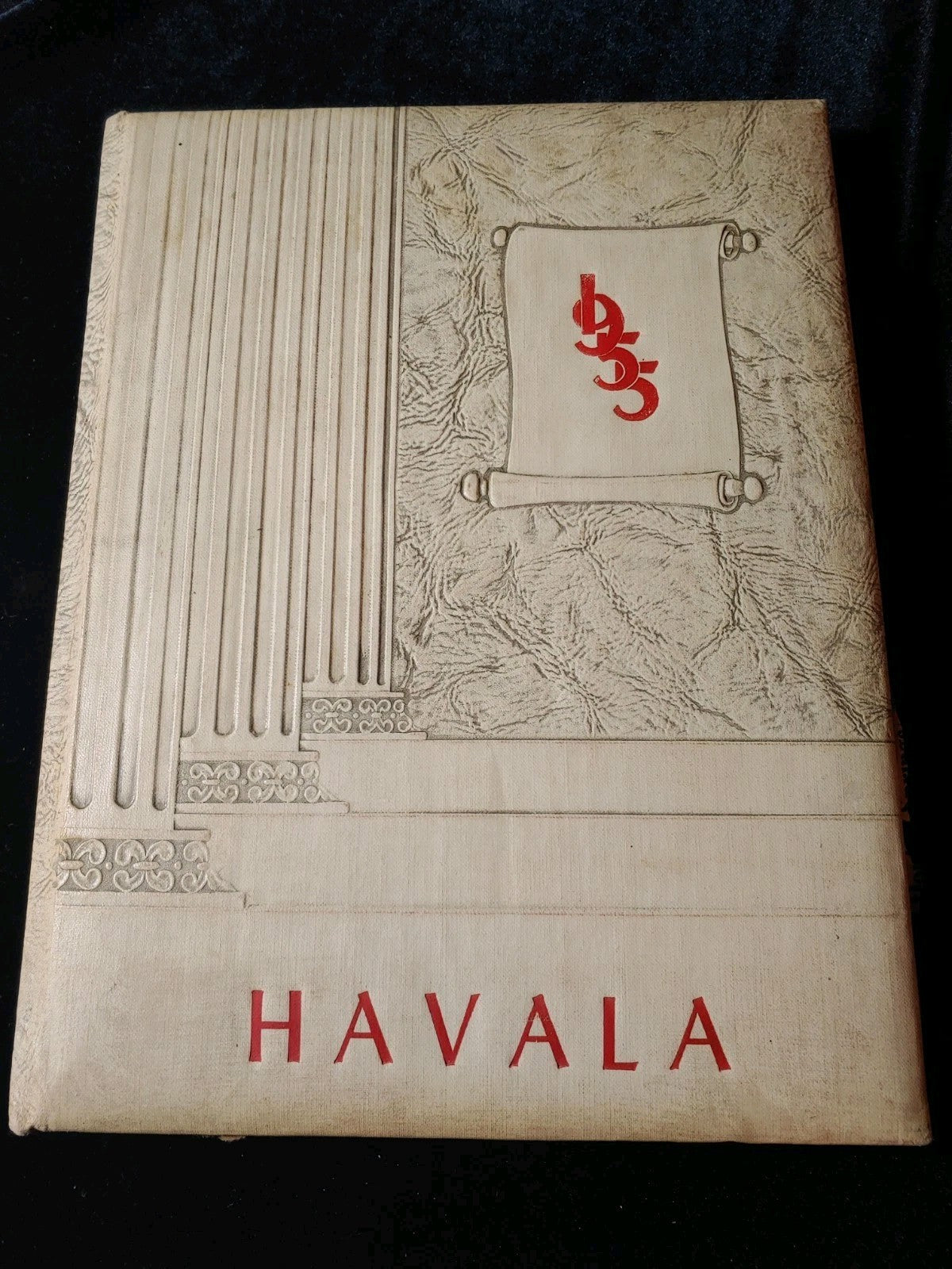 Vintage 1955 Havala Haleyville High School Haleyville Alabama Yearbook Annual