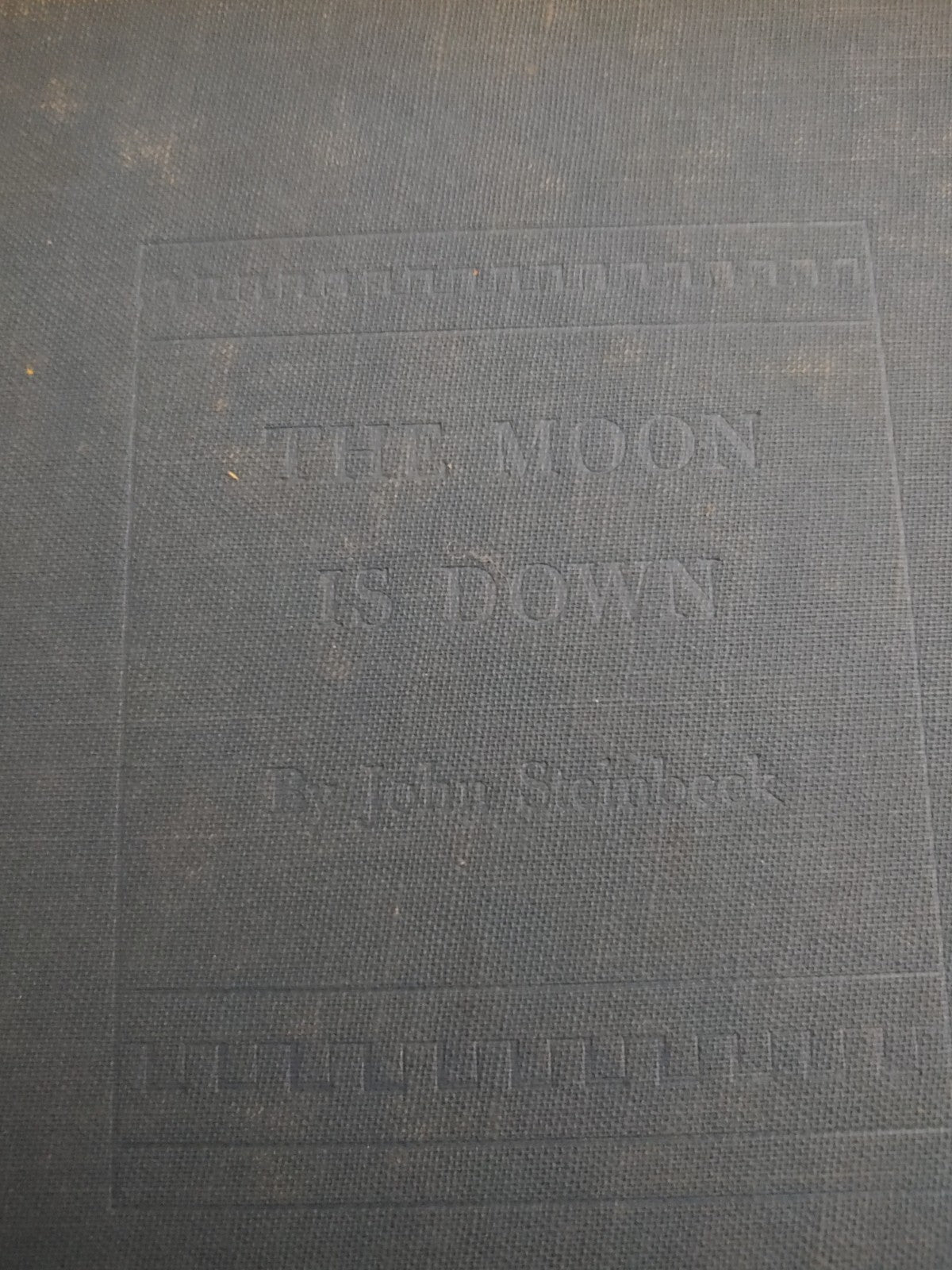 The Moon Is Down by John Steinbeck 1942 Hardcover