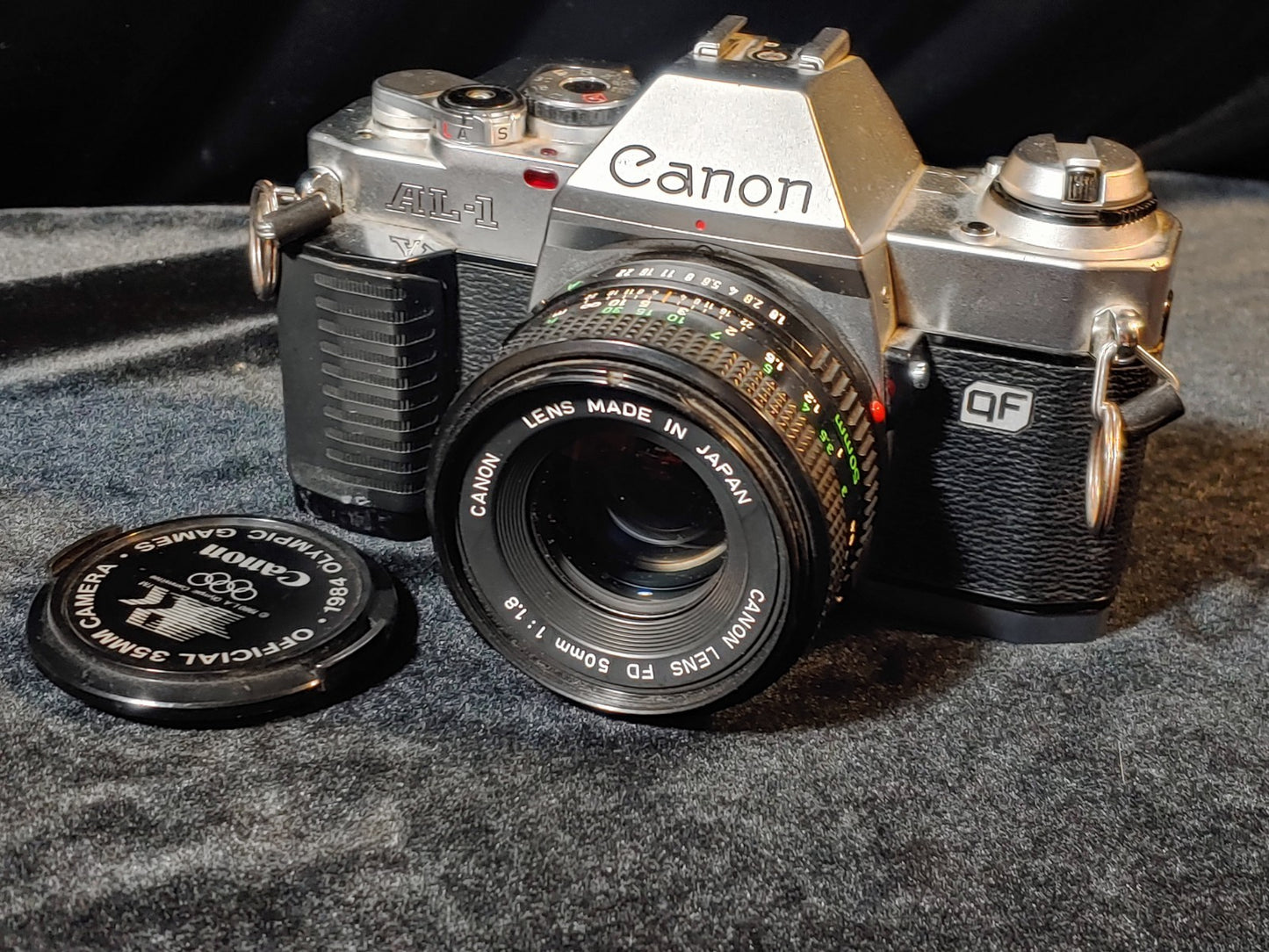 Vintage Canon AL-1 QF 35mm SLR Film Camera w/50mm 1.8 Lens