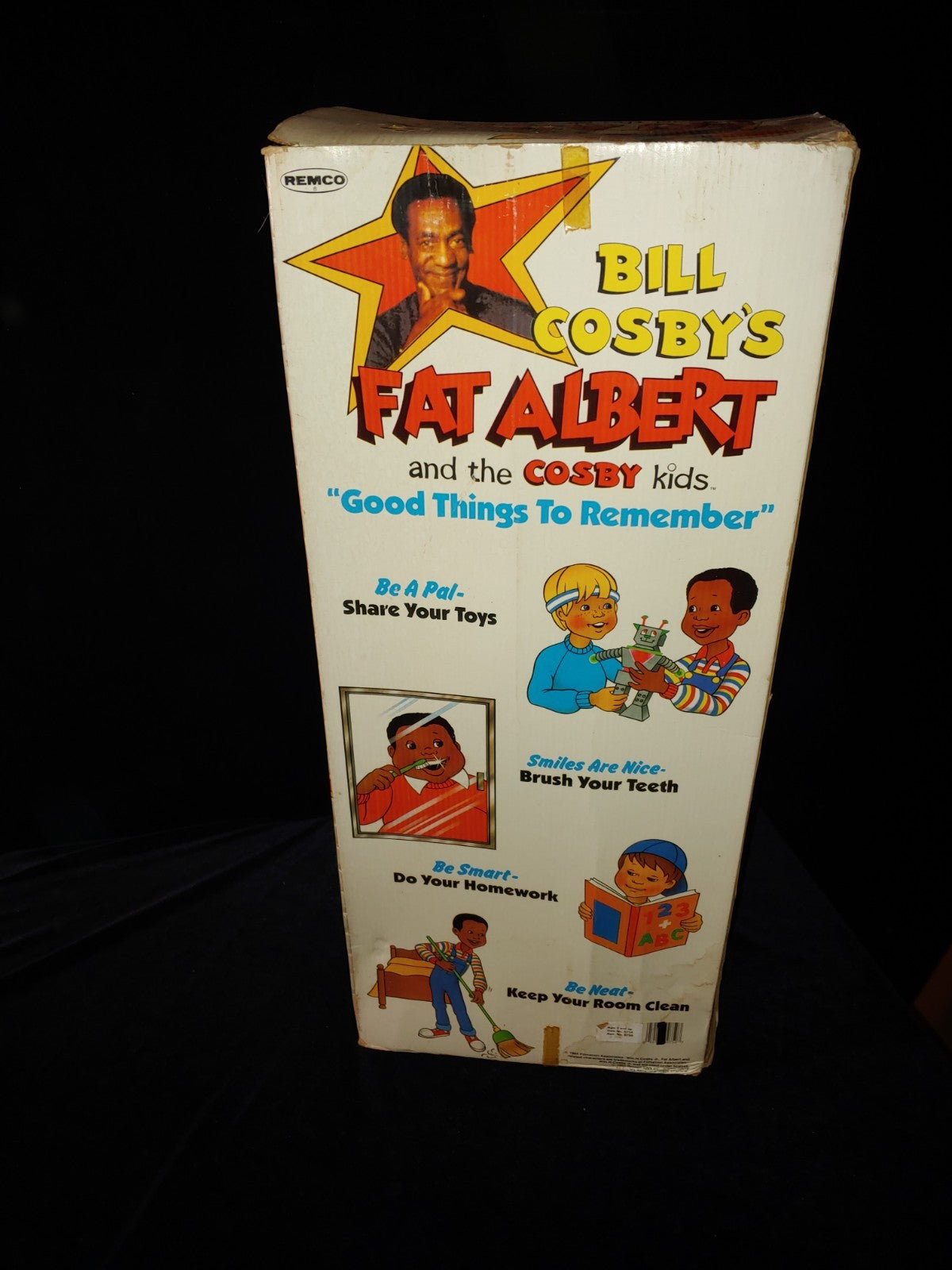 Vintage Remco 1985 Fat Albert Cosby Kids Greg 12 Inch Doll NIB