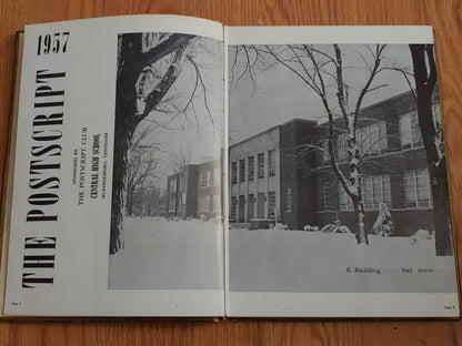 Vintage 1957 Postscript Murfreesboro TN Central High School Yearbook Annual