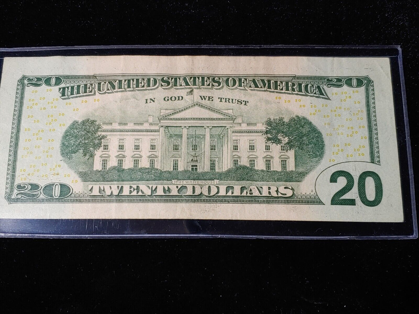 $20 dollar bill star note 2017a Low Serial