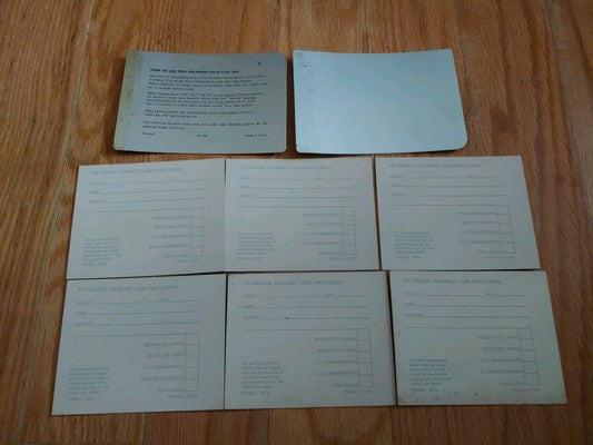 Original Polaroid Polacolor Print Mounts 1970 3.25" x 4.25" Cold Clips #193