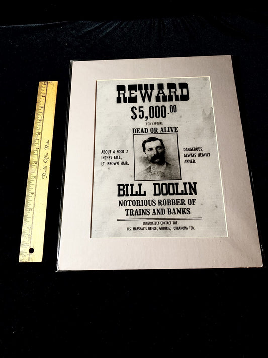 Western Photo Reproduction 14x11 Matted Sealed